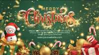 Merry Christmas Affichage numérique (16:9) template