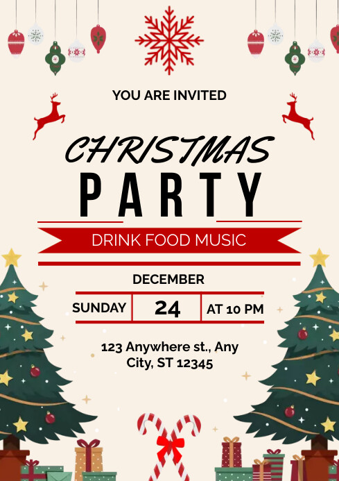 merry christmas Template | PosterMyWall