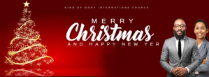 红色 Christmas and New Year Church Celebration Zdjęcie w tle na Facebooka Template