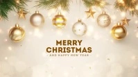 merry christmas Digital Display (16:9) template