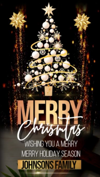 Merry Christmas Event Design Template Ad Instagram Story