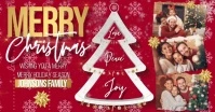 merry christmas facebook collage template