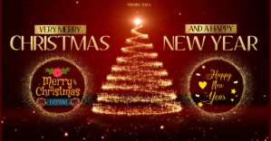 merry christmas facebook share post template