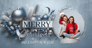 merry christmas facebook share post template