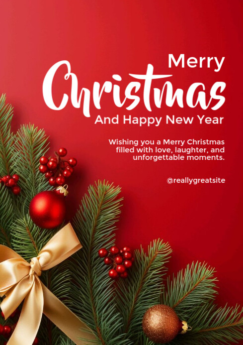 Copy of Merry Christmas Flyer | PosterMyWall
