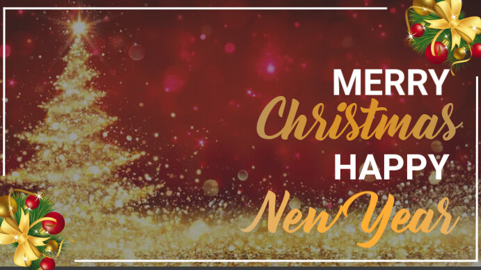 Frohe Weihnachten Flyer Vorlage Postermywall