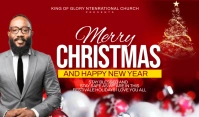 merry christmas flyer Tag template