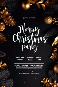 Christmas Tree Lighting Flyer Template PosterMyWall