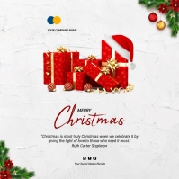 Merry Christmas Flyer Design Template Instagram Post