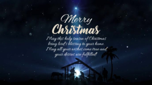 Nero Christmas Nativity Facebook-covervideo Template