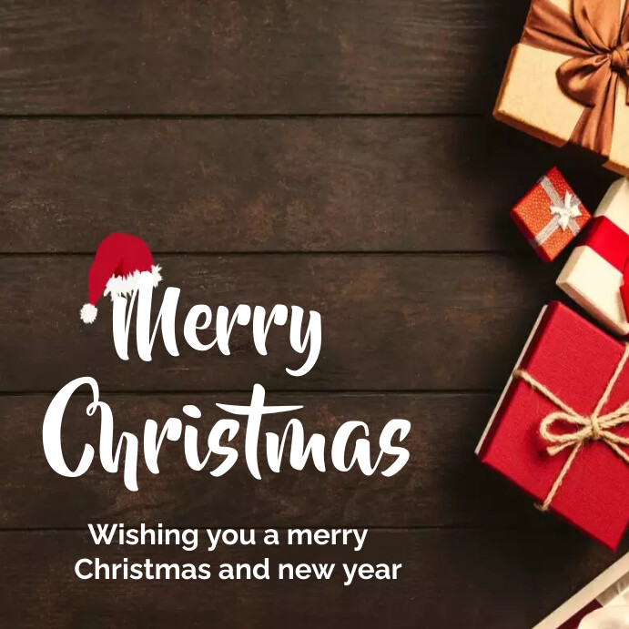 Plantilla de Merry Christmas Instagram post | PosterMyWall