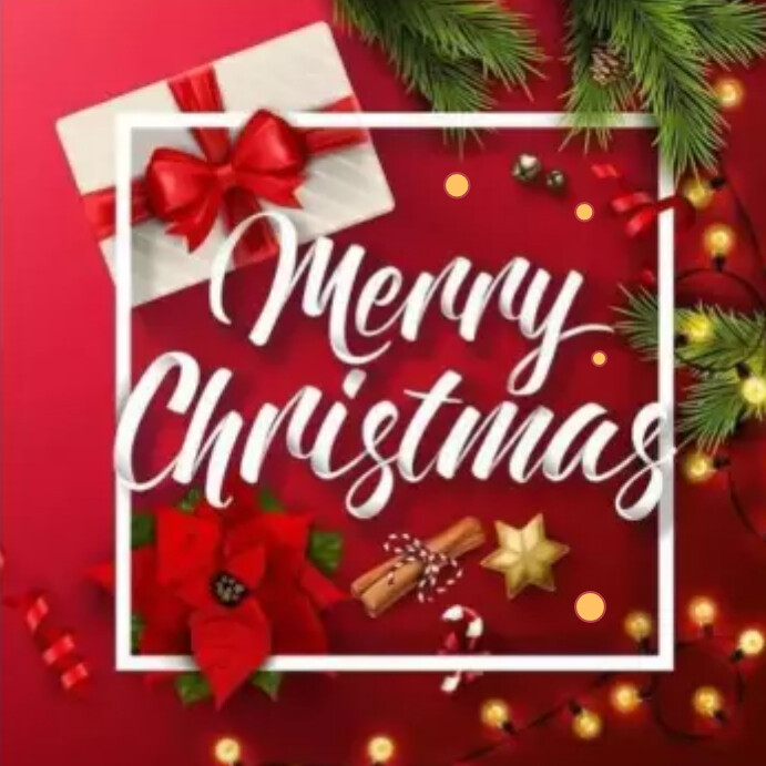 Plantilla de Merry Christmas Instagram post | PosterMyWall