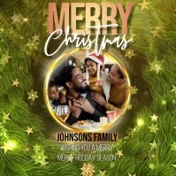 merry christmas instagram post Carré (1:1) template