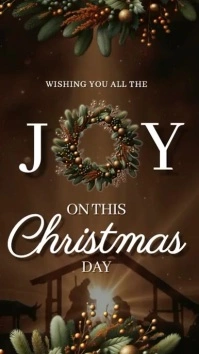 merry christmas instagram story template