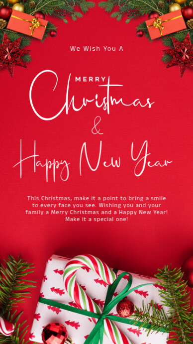 Copy of Merry Christmas Instagram Story | PosterMyWall