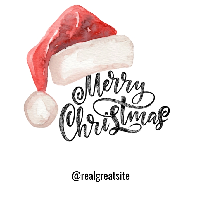 Merry Christmas Instagram template PosterMyWall