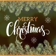 Merry Christmas Instagram Video post template
