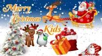 MERRY CHRISTMAS KIDS Digital Display (16:9) template