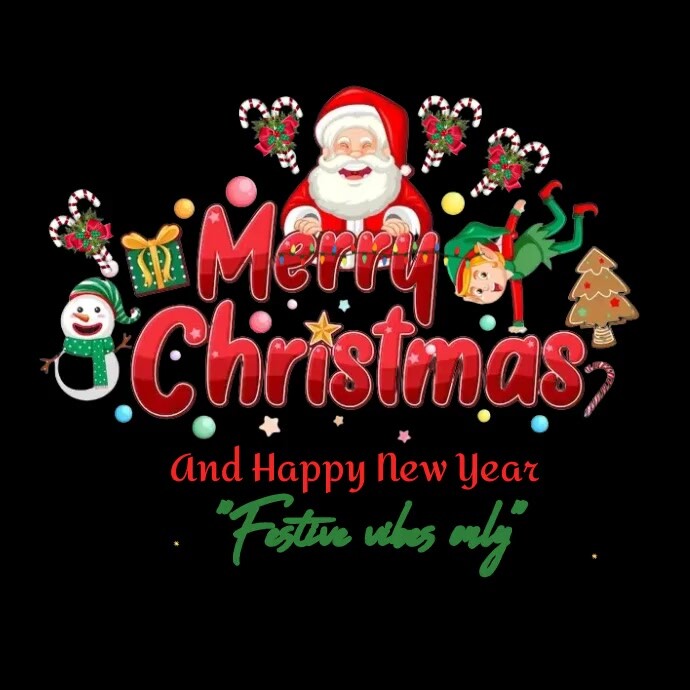 Merry Christmas Logo Template PosterMyWall merry-christmas-logo-template-postermywall
