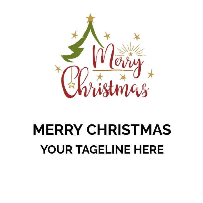 MERRY CHRISTMAS LOGO Template PosterMyWall merry-christmas-logo-template-postermywall