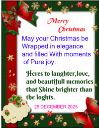 Merry Christmas logo Flyer (US Letter) template