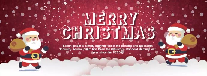 Merry Christmas Mega Sale (2) Facebook Cover Photo template