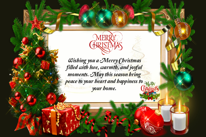 Christmas Greeting Posters Template | PosterMyWall
