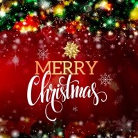 MERRY CHRISTMAS MESSAGE CARD FREE Instagram na Post template