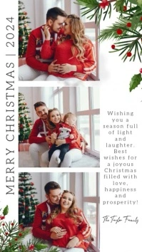 merry christmas message instagram story template