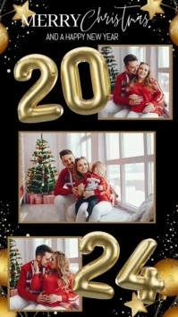 merry christmas message instagram story template