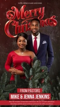 merry christmas message instagram template