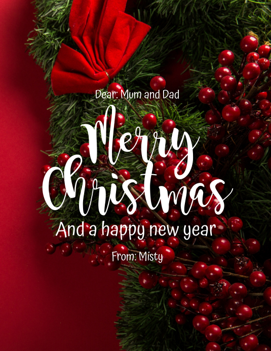 Modele Joyeux Noel Maman Et Papa Postermywall Modele Joyeux Noel Maman Et Papa Postermywall