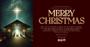 merry christmas nativity design template ภาพที่แชร์บน Facebook