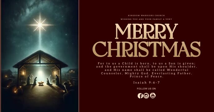 Nativity Posts Copy of merry christmas nativity design template | PosterMyWall
