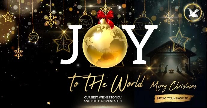 merry christmas nativity facebook post Template | PosterMyWall