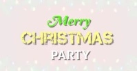 Merry Christmas party Anuncio de Facebook template