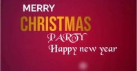 Merry christmas party happy new year new professional template Facebook Ad