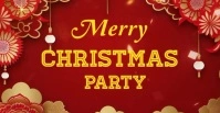 Merry Christmas party new professional party Facebook Ad template