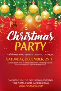 Merry Christmas Party Tumbi Graphic Tumblr-Grafik template