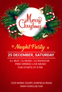 Merry Christmas Party Tumbril Graphic Tumblr-Grafik template