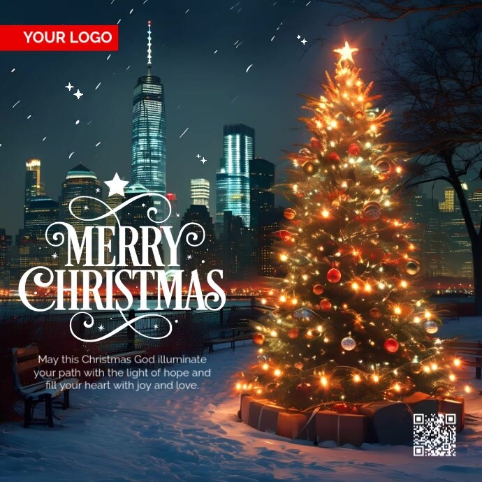 Merry Christmas post Template | PosterMyWall