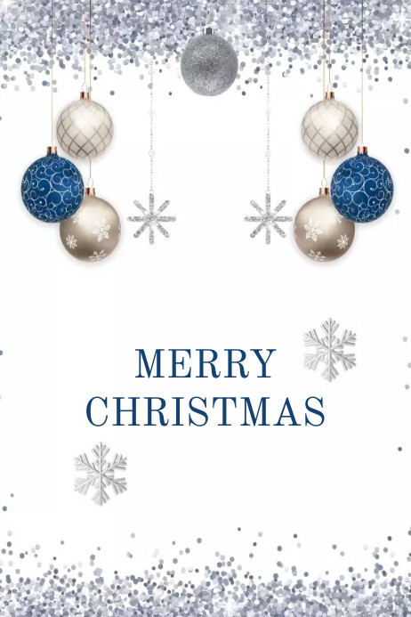 Merry Christmas Poster Template PosterMyWall