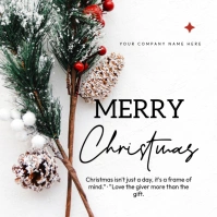 Merry Christmas poster template