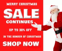Merry christmas sale continues  templates Medium Rectangle