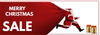 merry christmas sale Tumblr Banner template