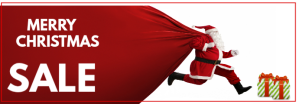 Red Christmas Sale Tumblr-banner Template