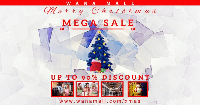 Modello Di Buon Natale Vendita Facebook Postermywall