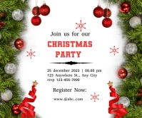 Merry christmas sale templates Rectángulo Grande