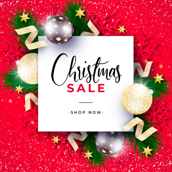 Copy of Merry Christmas sales poster design PosterMyWall