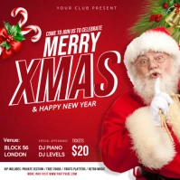 Merry Christmas Santa Claus Ads Square (1:1) template